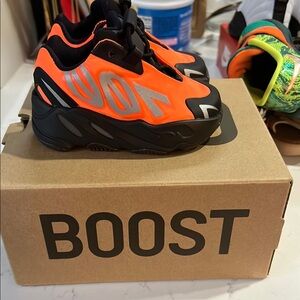 SOLD ‼️Yeezy Toddler Shoes - Orange and Black